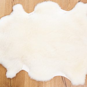 Schaffell weiß gegerbt
